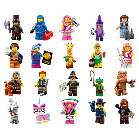 the lego movie 2 minifigures